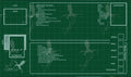 Green Print - Left Handed